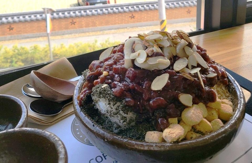 커피타임 팥빙수