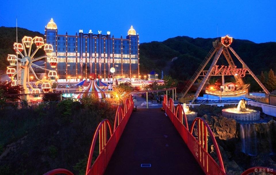 꿈의동산 놀이공원 야경