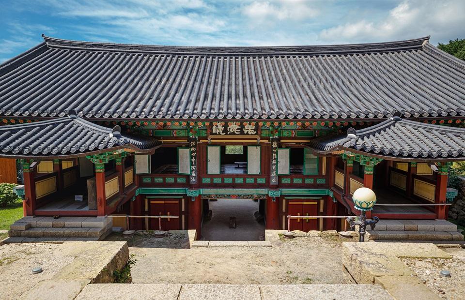 미황사 정면 