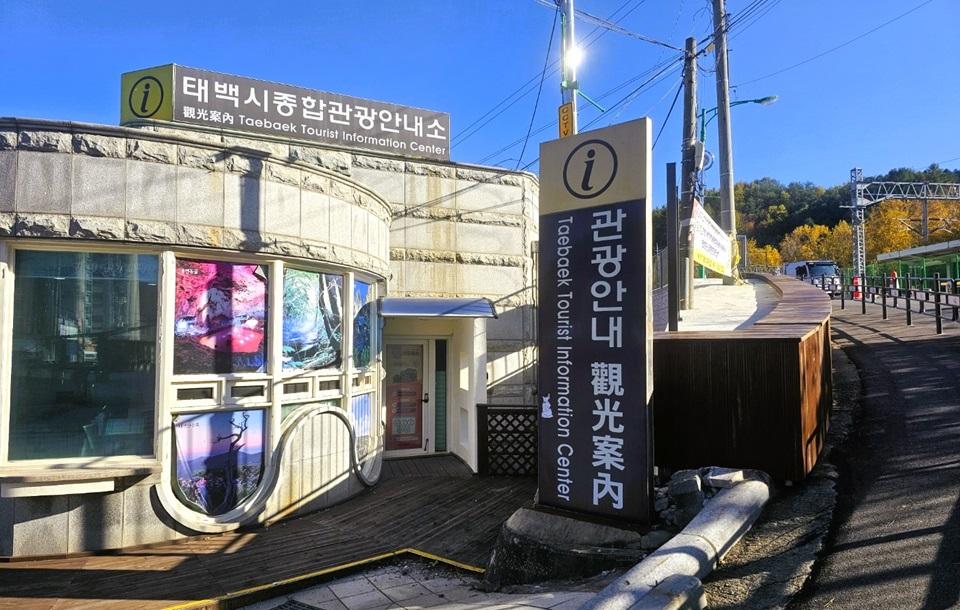태백관광안내소 가까이