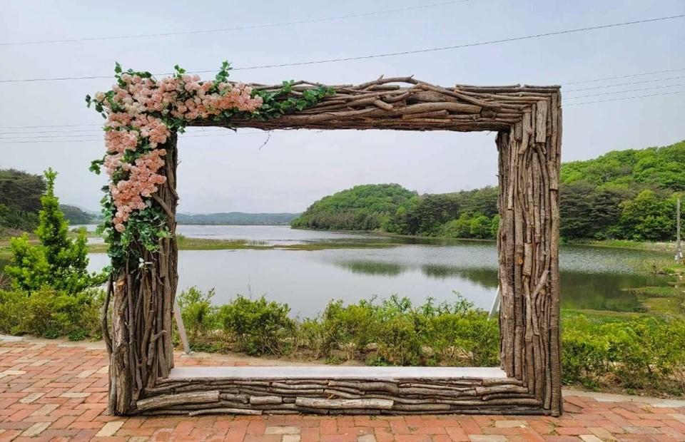 바람아래관광농원 지포저수지