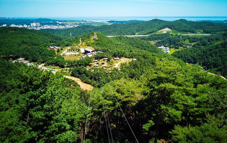 레포밸리 짚라인 전경