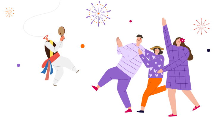 축제 그래픽 이미지