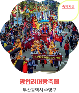 광안리어방축제, 부산광역시 수영구, 축제기간