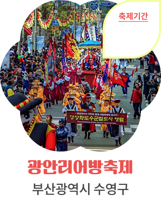 광안리어방축제, 부산광역시 수영구, 축제기간