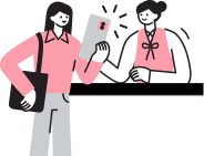 당첨된 쿠폰 직원에게 제시 직원 확인 후 쿠폰 사용발